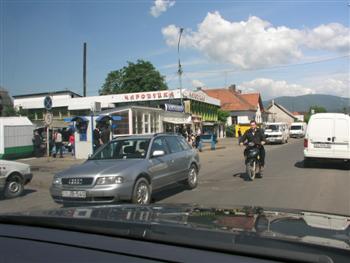 Driving in Khust