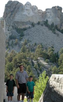 Rowlands at Mount Rushmore