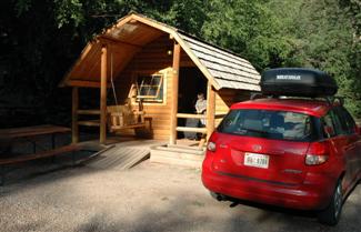 Cabin at Elk Creek Campground, New Castle, Colorado